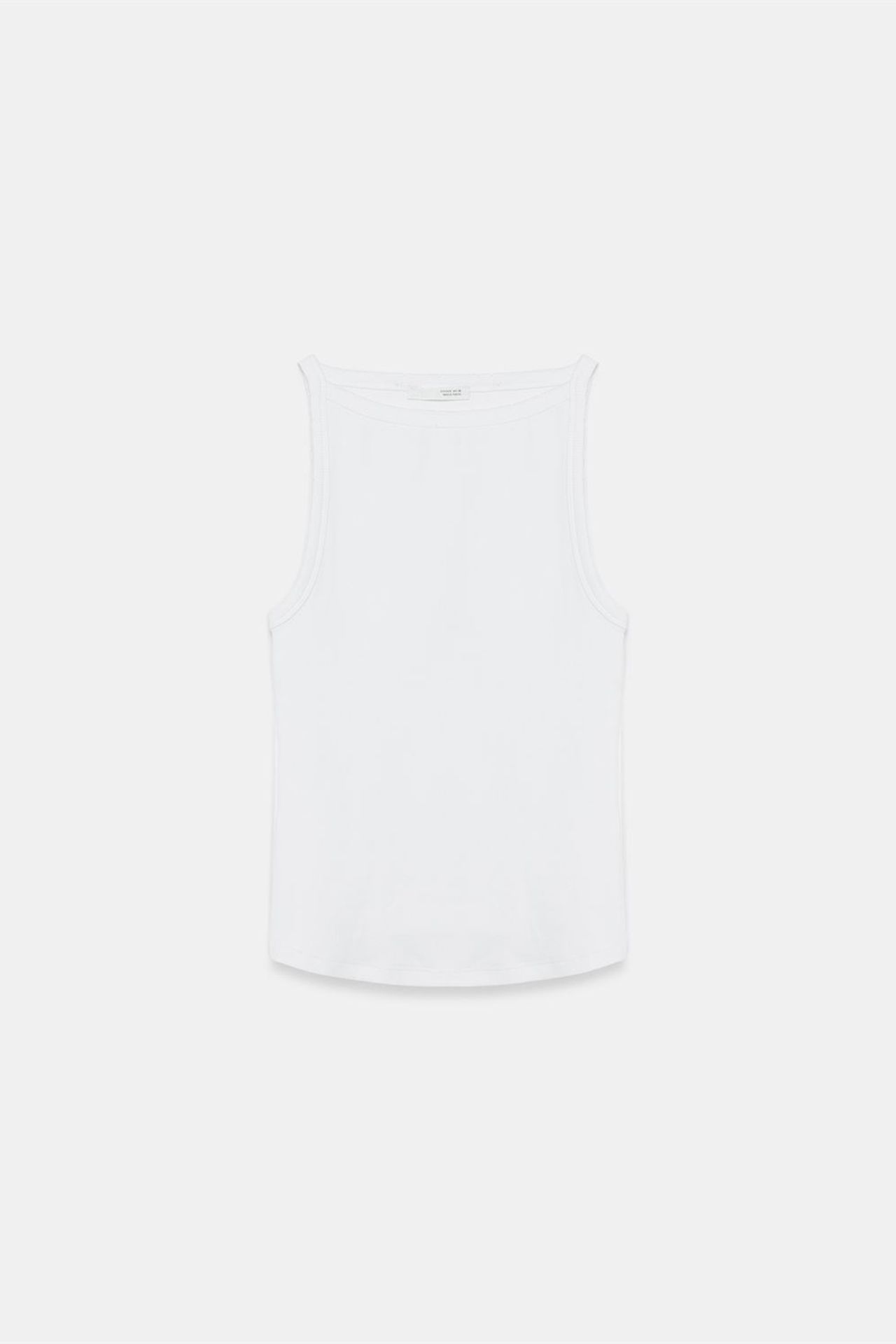 DILVIN Ribbed Cotton Halterneck Blouse 5