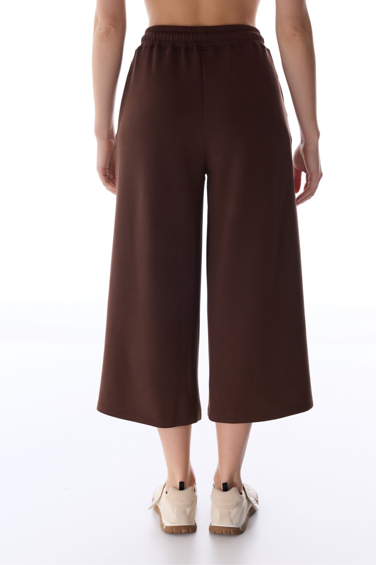 PENTI Mid-waist Oversized Knit Culotte Shorts 3