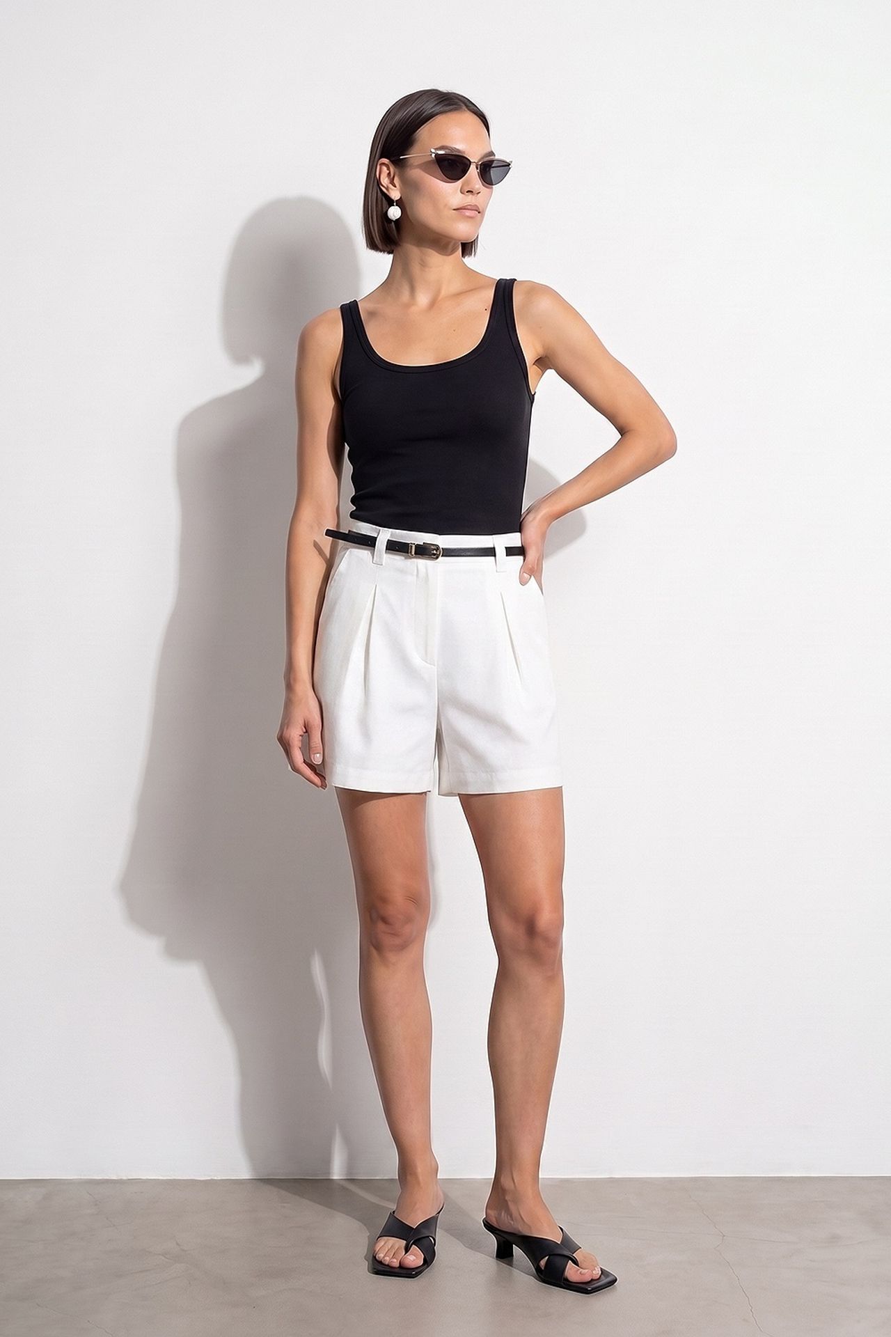 DILVIN Ribbed Fitted Camisole Top 4