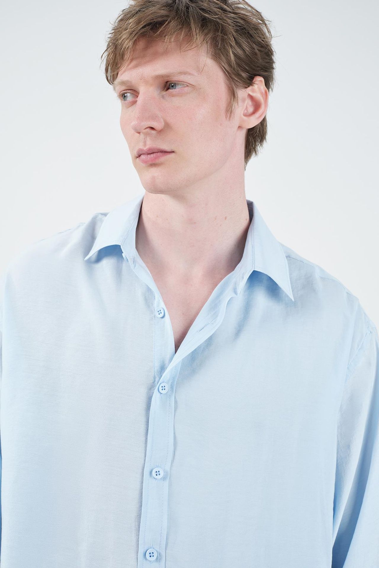 GIESTO Oversized Button-Up Shirt 2