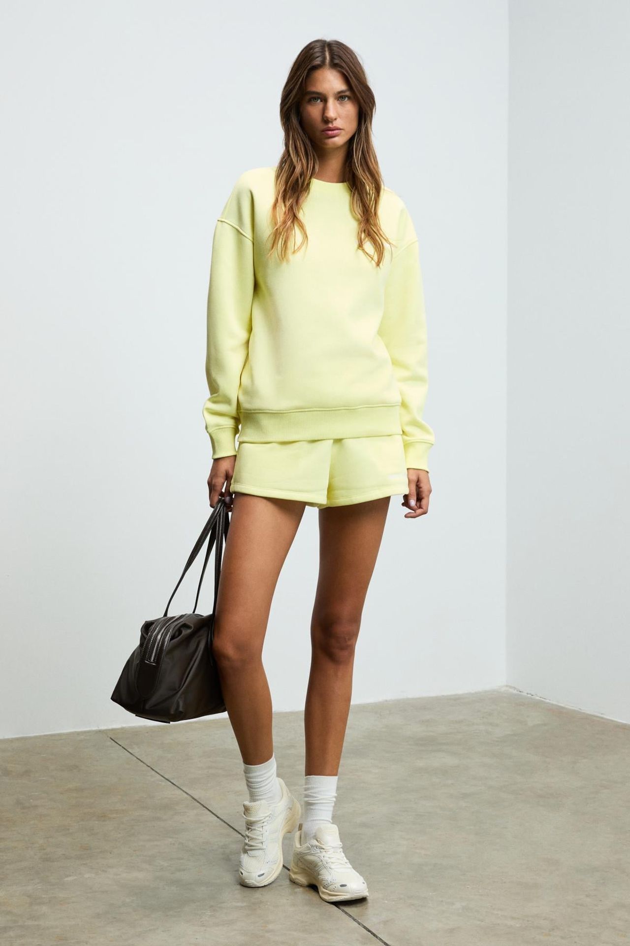 GRIMELANGE Geniş Kalıplı Bisiklet Yaka Sweatshirt 5