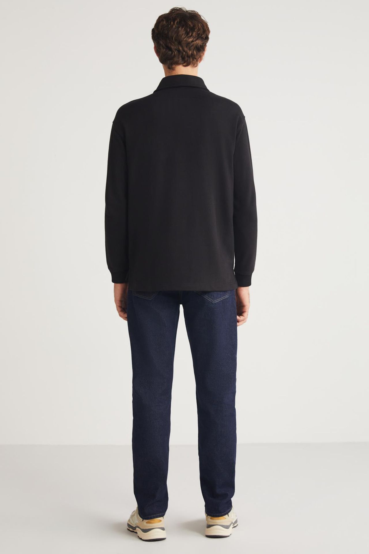 GRIMELANGE Polo Yaka Fitilli Sweatshirt 5