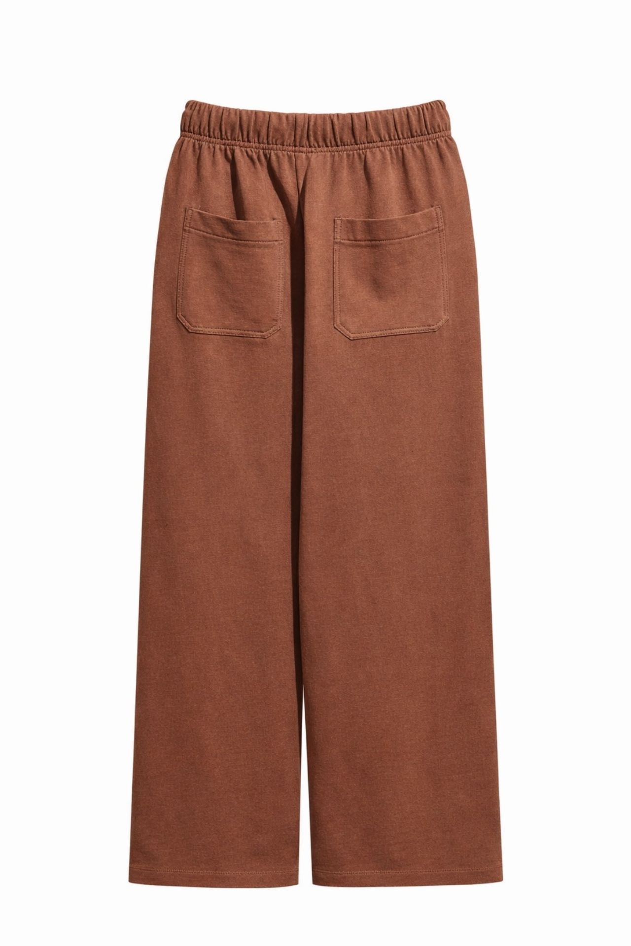 MIXRAY Women's Elastic Waist Wide Leg Pants 3