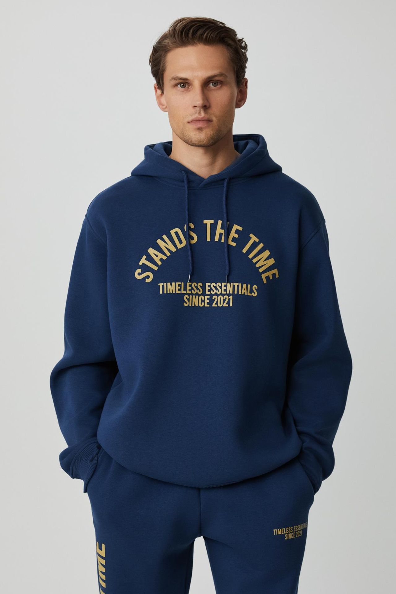 GRIMELANGE Kapüşonlu Baskılı Cepli Sweatshirt 3