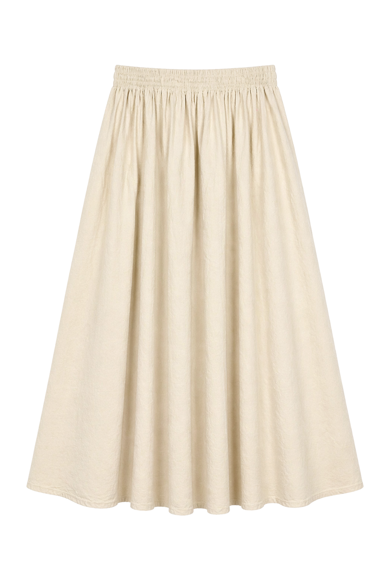 MIXRAY High Waist A-Line Midi Skirt 7