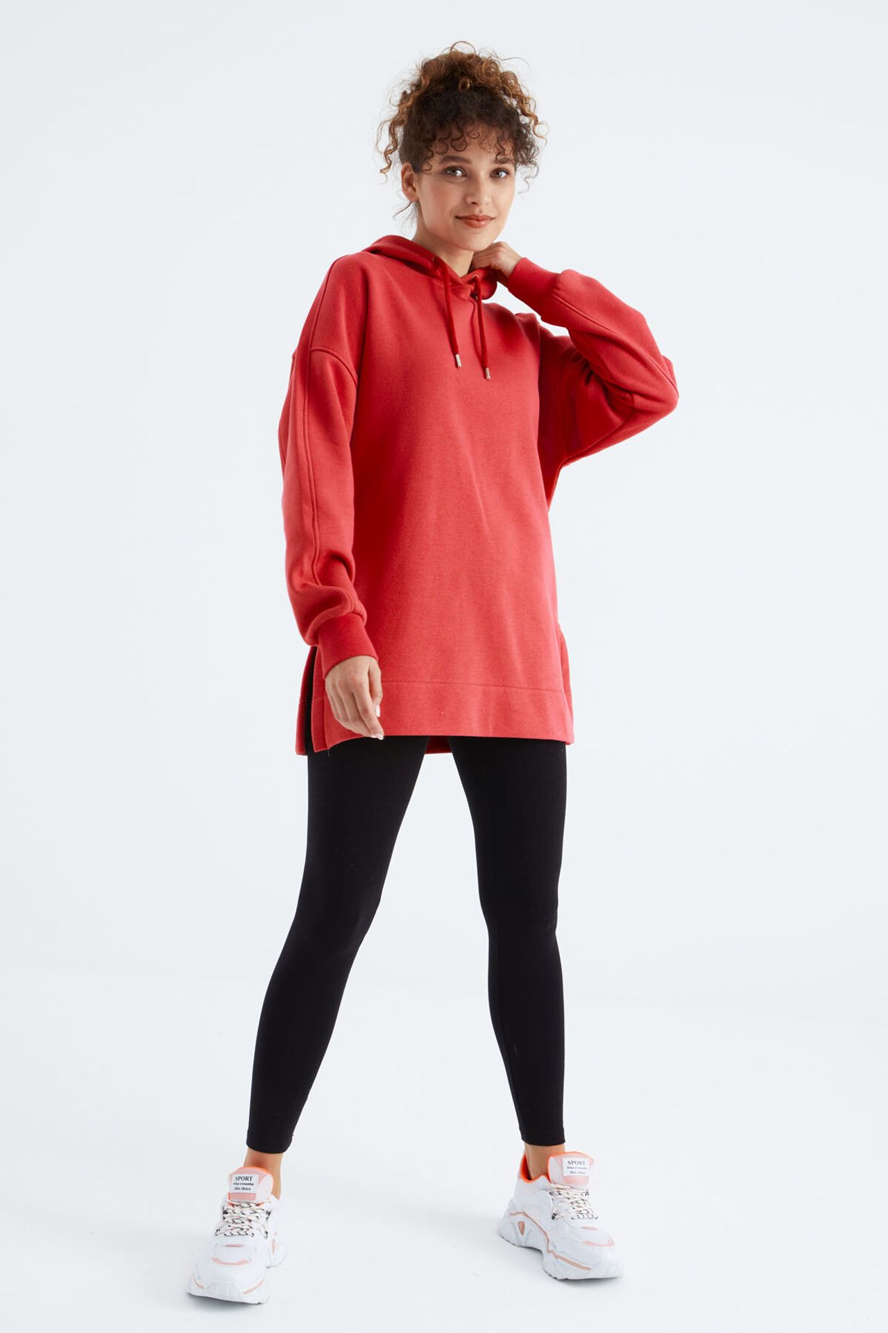 TOMMY Oversized Hooded Sweatshirt With Pocket 3