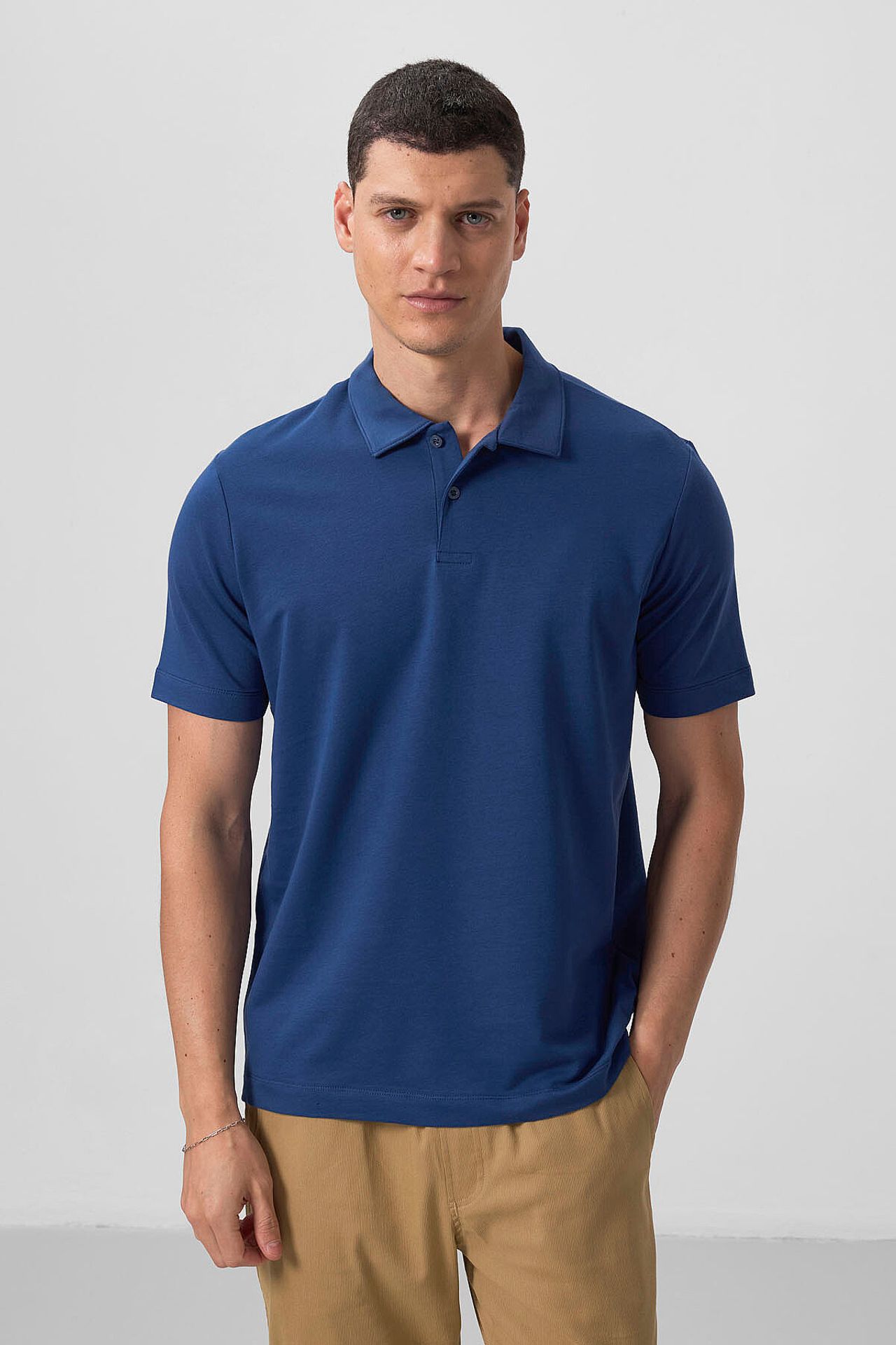 TOMMY Men's Cotton Elastane Polo T-Shirt 2