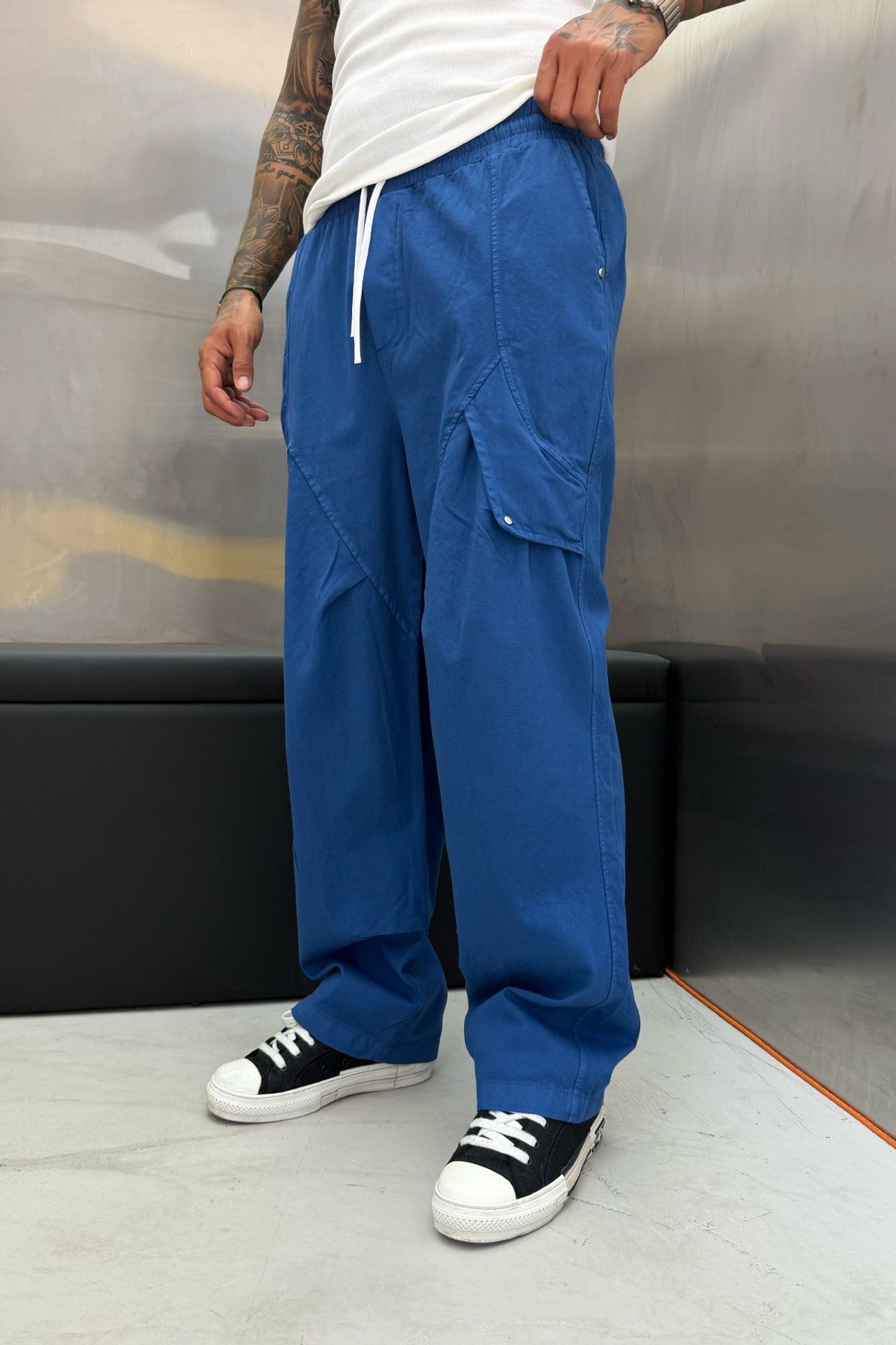 NOMARC Geniş Paça Kargo Pantolon 1