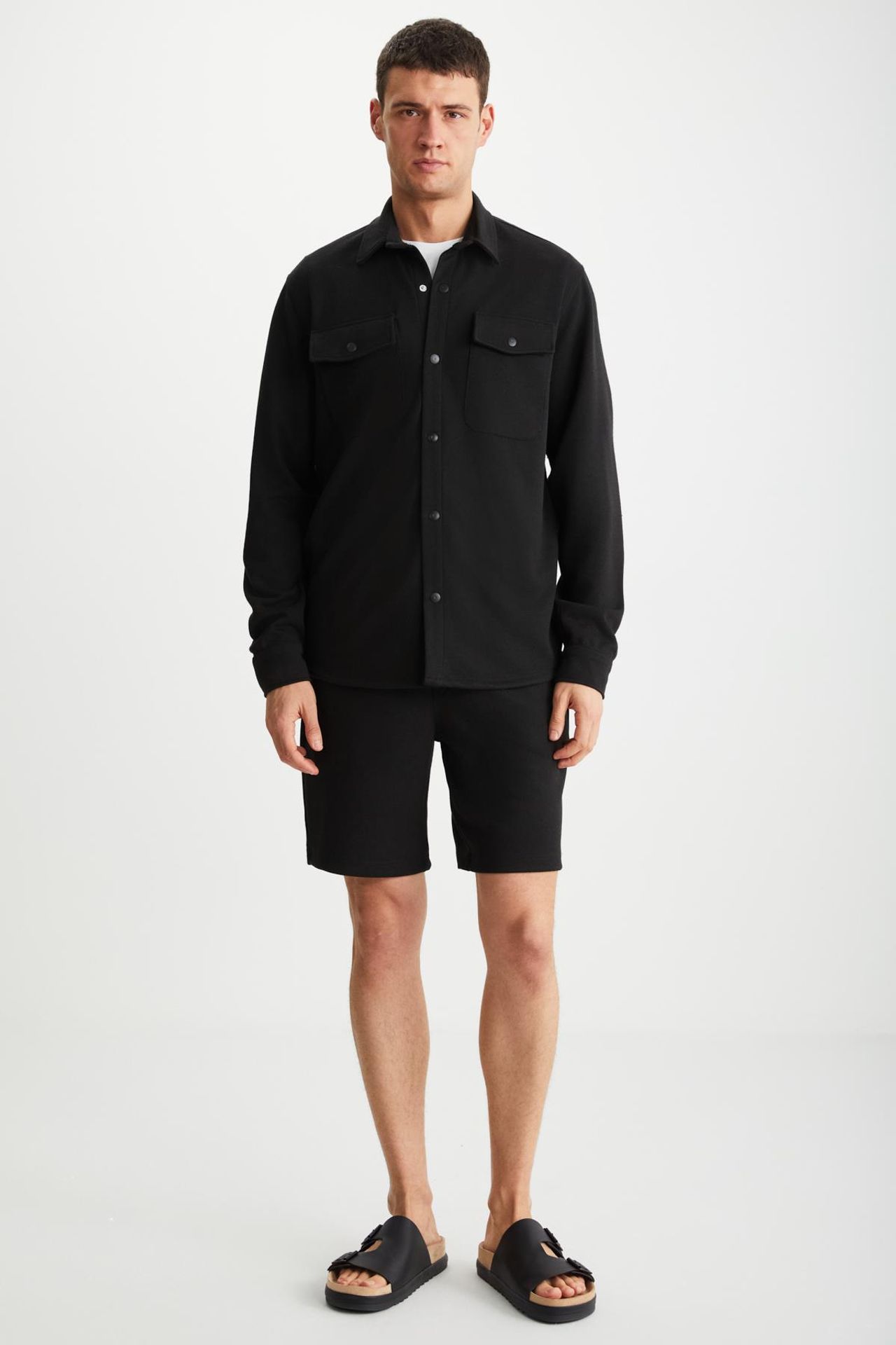 GRIMELANGE Jersey Drawstring Pocket Shorts 5