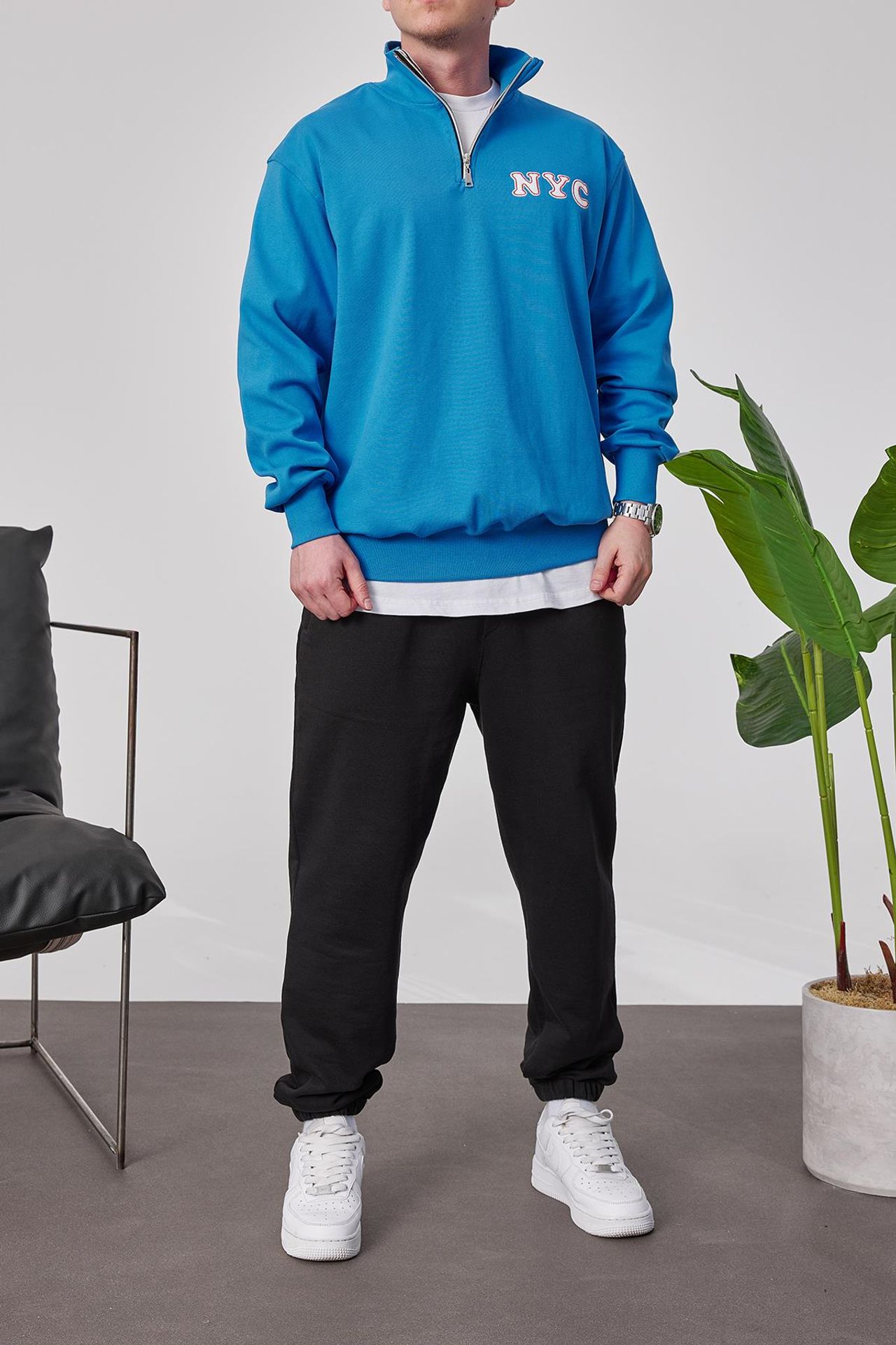 NOMARC Bisiklet Yaka Uzun Kollu Sweatshirt 3
