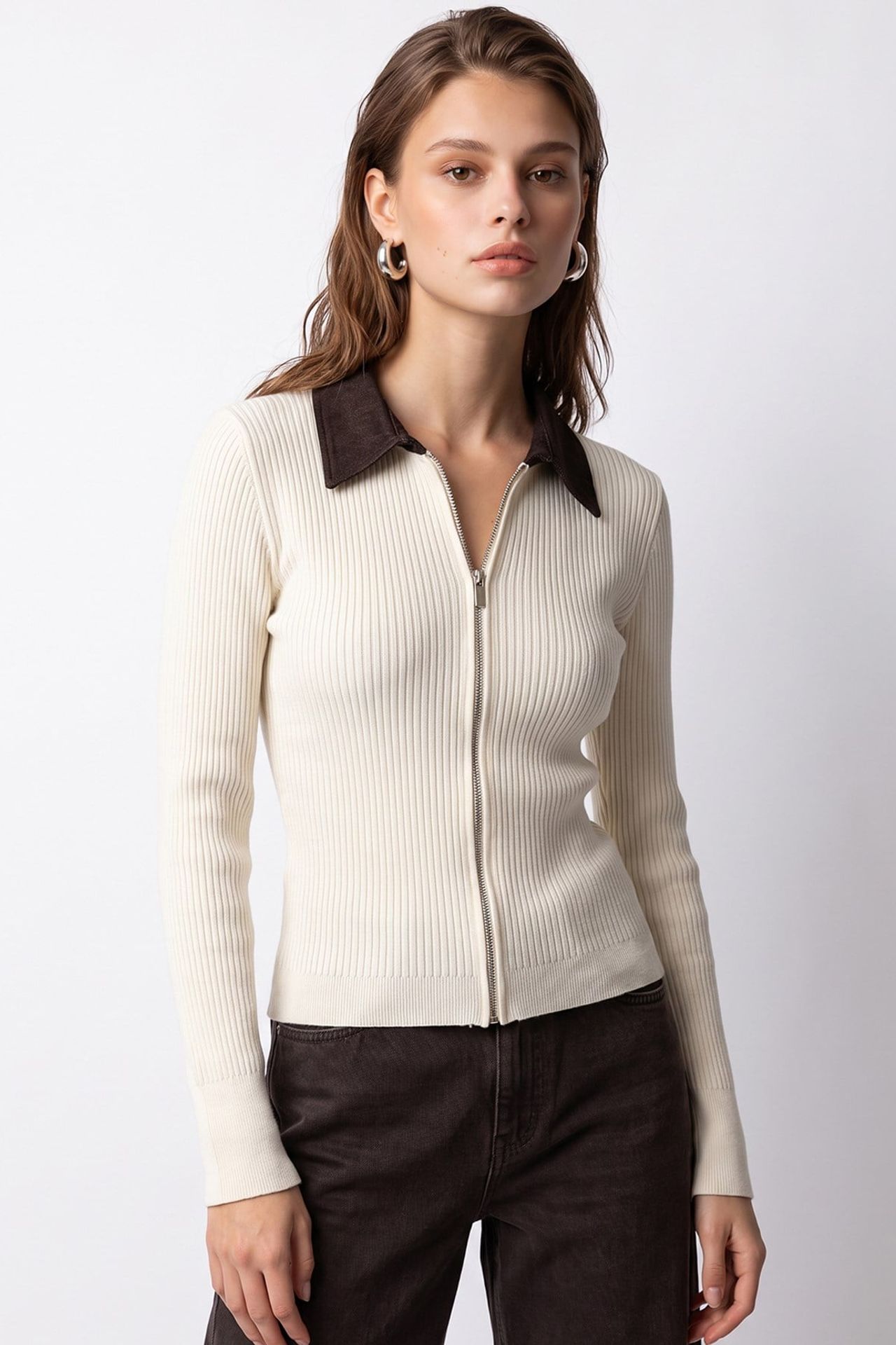 MIXRAY Women's Knit Cardigan 5