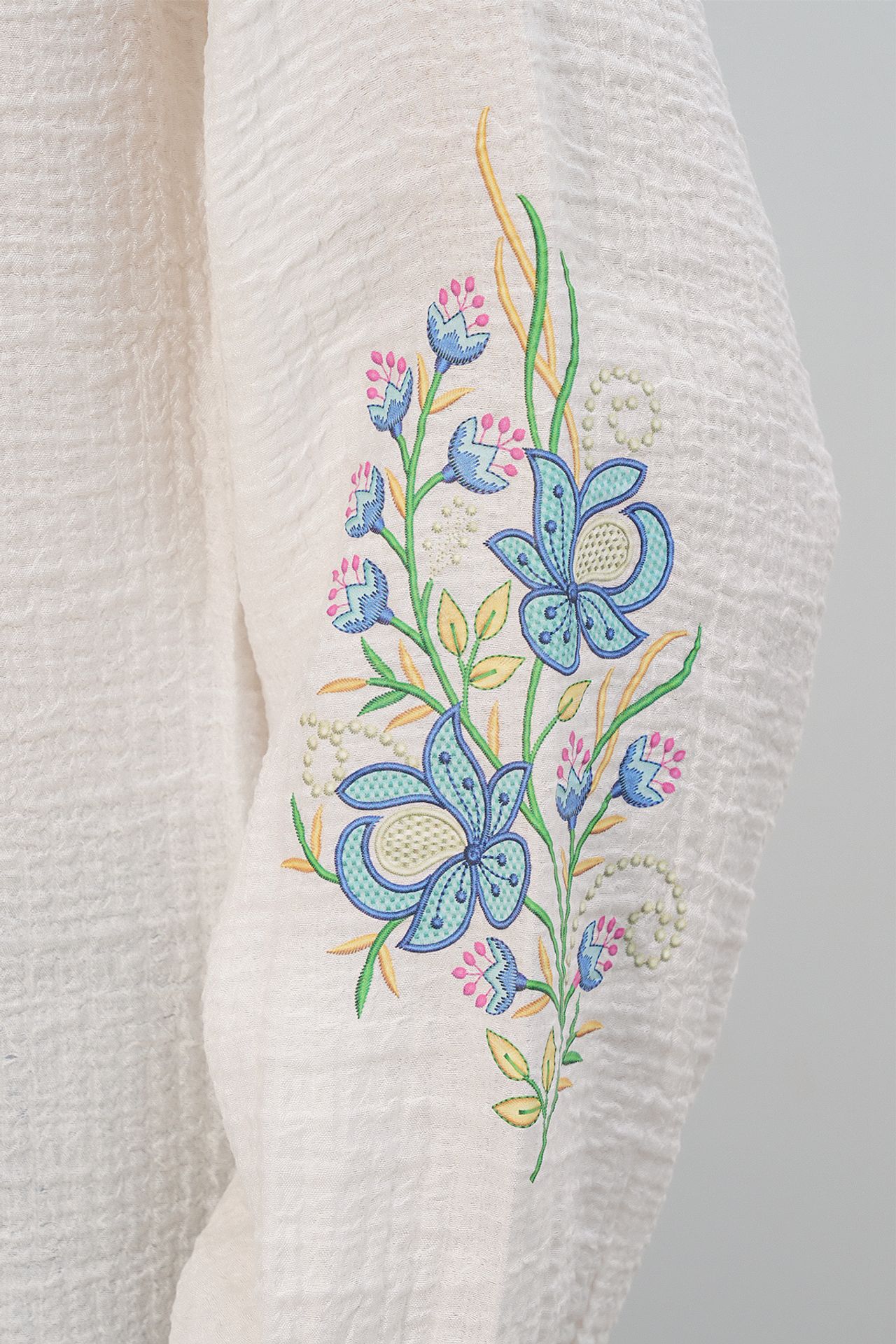 BDART Embroidered Oversized Crepe Blouse 4