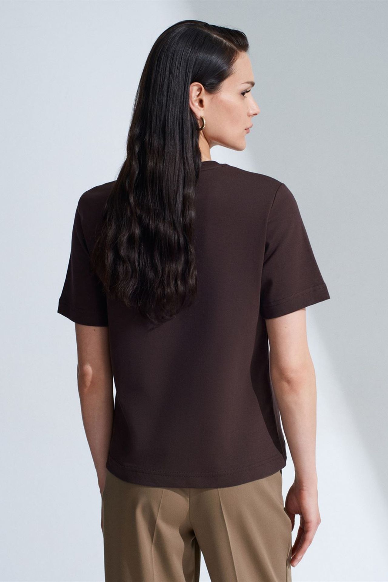 DILVIN Women's Cotton Crew Neck T-Shirt 2