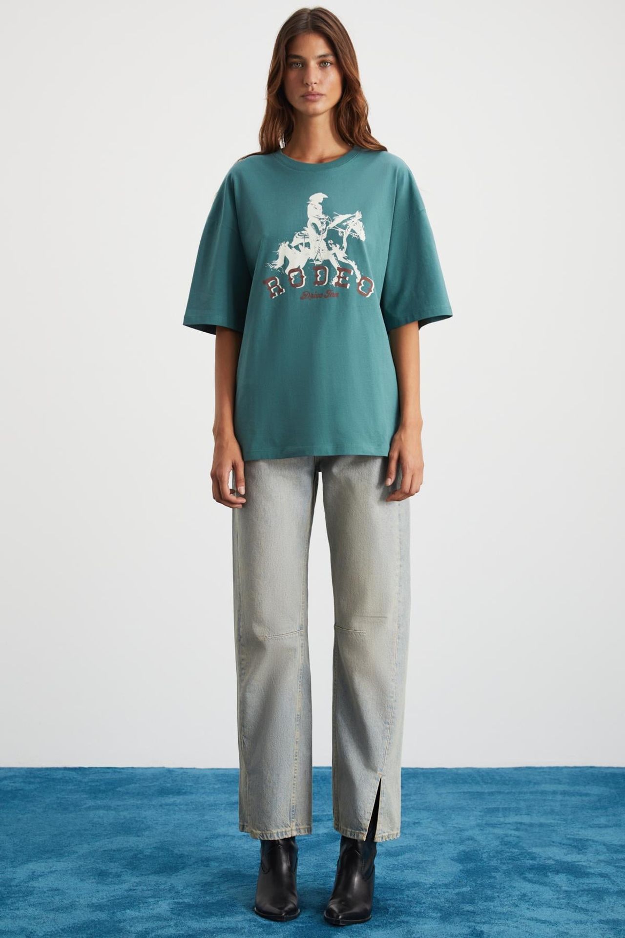 GRIMELANGE Printed Crew Neck T-Shirt 2
