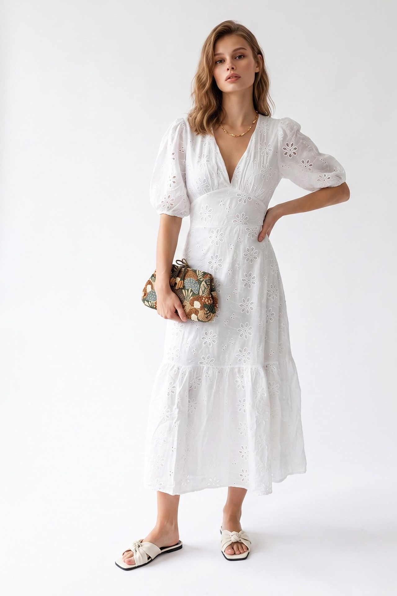 MIXRAY Cotton Maxi Dress 1