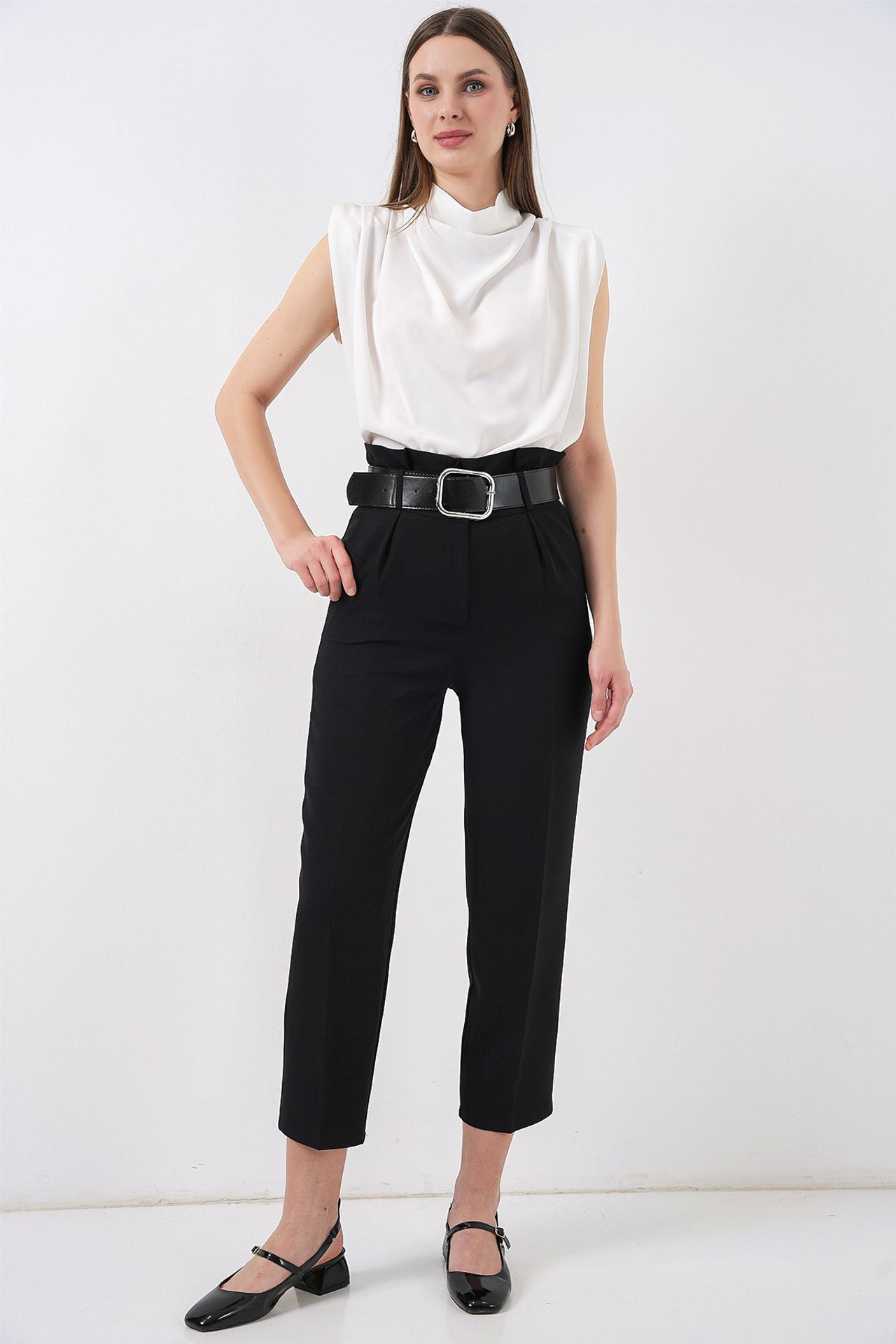 BDART Ankle Length Straight Pants with Bow 6
