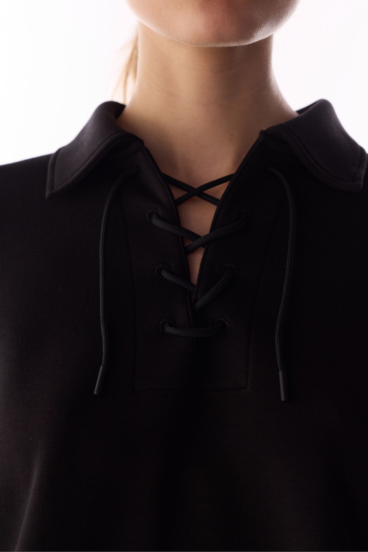 PENTI Silky Touch Laced Long Sleeve Sweatshirt 4