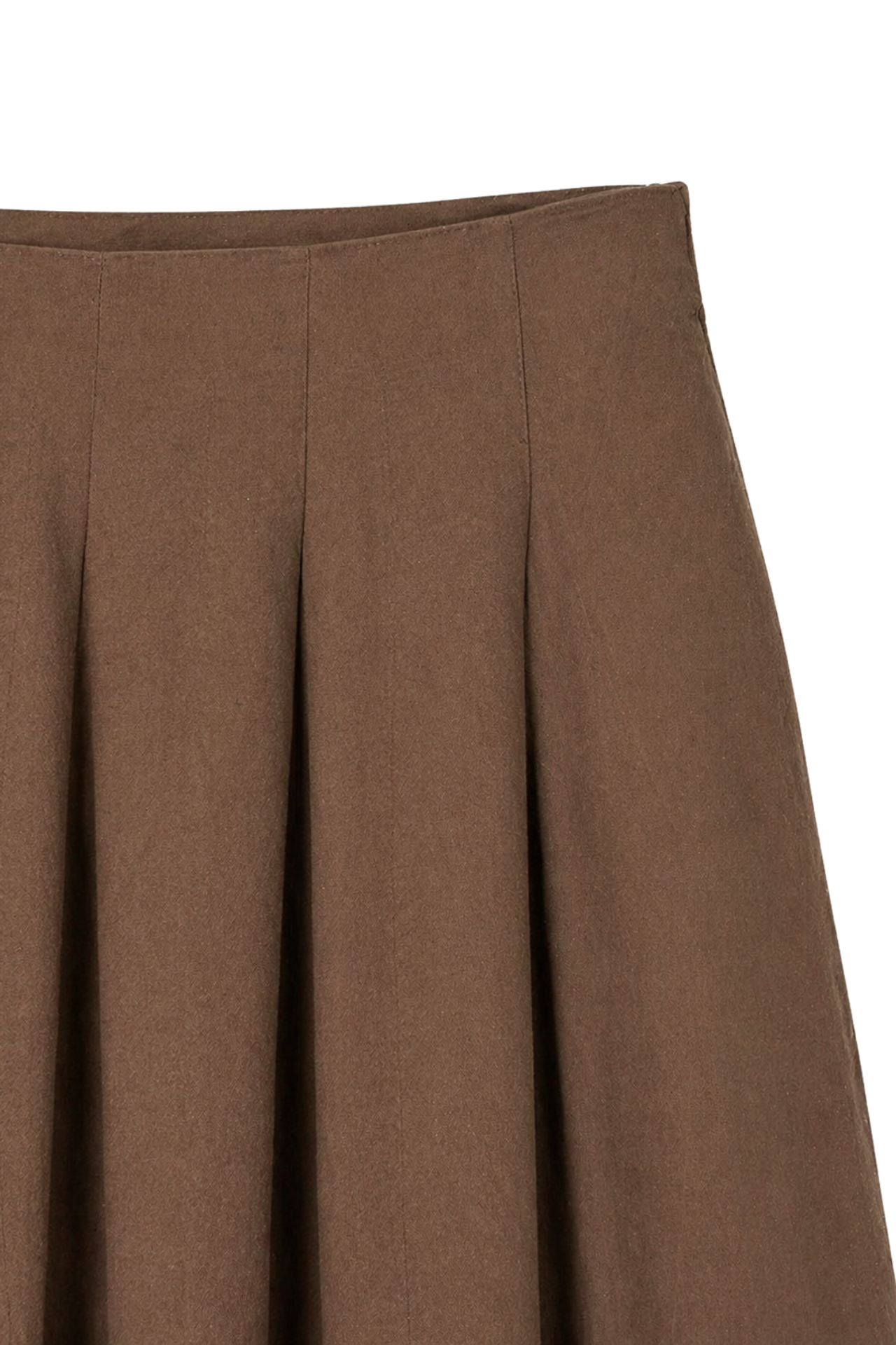 MIXRAY High Waist A-Line Midi Skirt 5