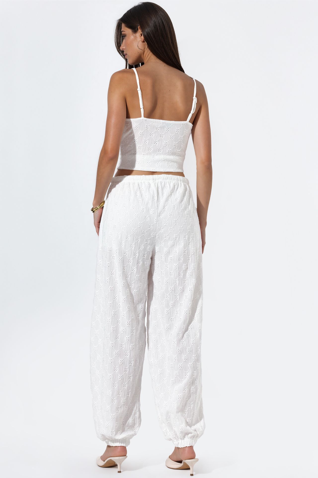 BUSEM Textured Woven Jogger Pants 3