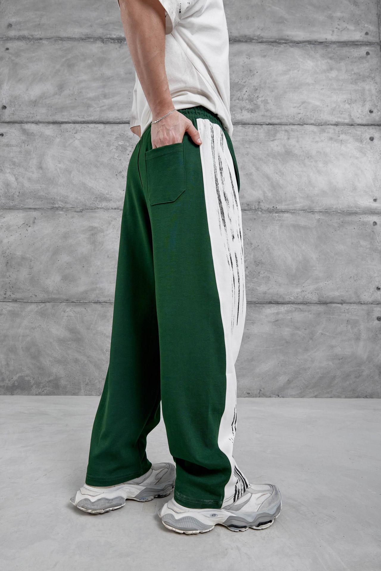 NOMARC Bol Geniş Paça Uzun Jogger Pantolon 5