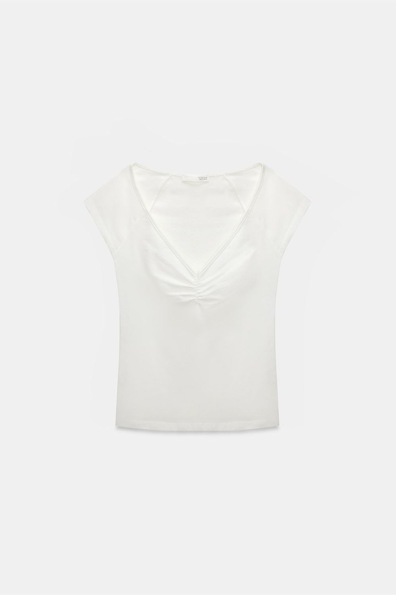 DILVIN Women's Slim Fit V-Neck Cotton T-Shirt 5