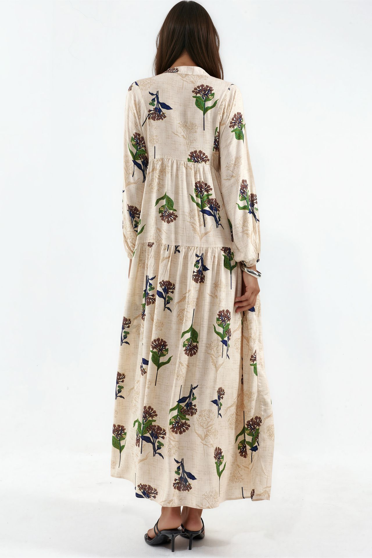 BDART Patterned V-Neck Maxi Dress 3