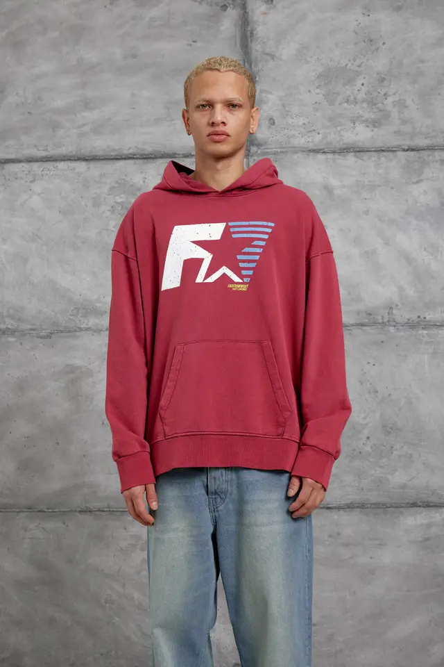 NOMARC Bol Kesim Kapüşonlu Logolu Sweatshirt