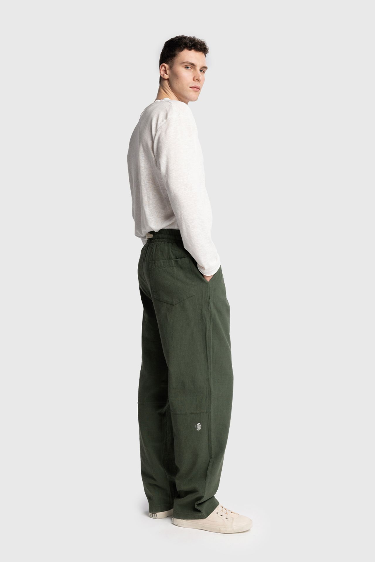GIESTO Straight Leg Pants with Drawstring Waist 4