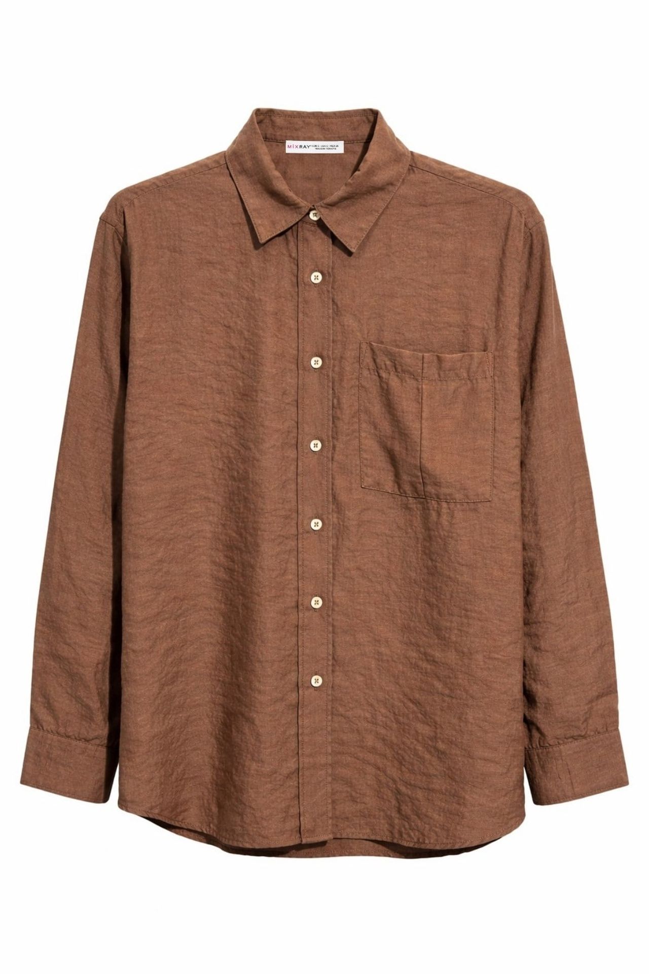 Mixray Relaxed Fit Shirt with Pocket 1