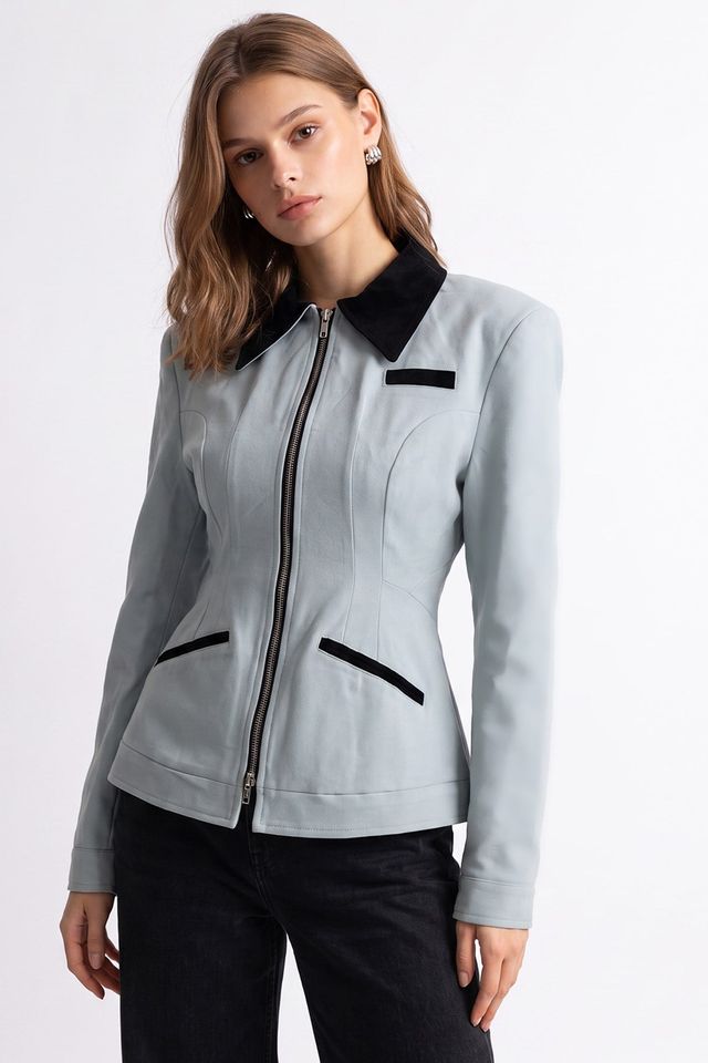 MIXRAY Cotton Blazer