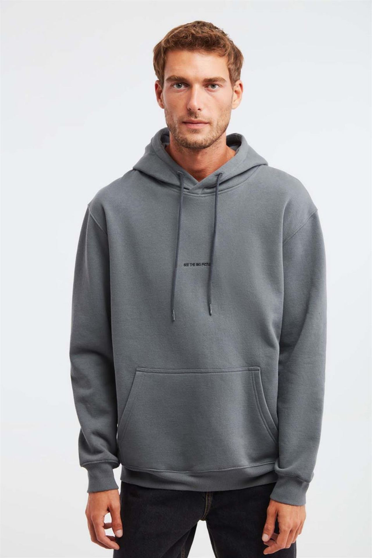 GRIMELANGE Kapüşonlu Cepli Büzgülü Sweatshirt 3