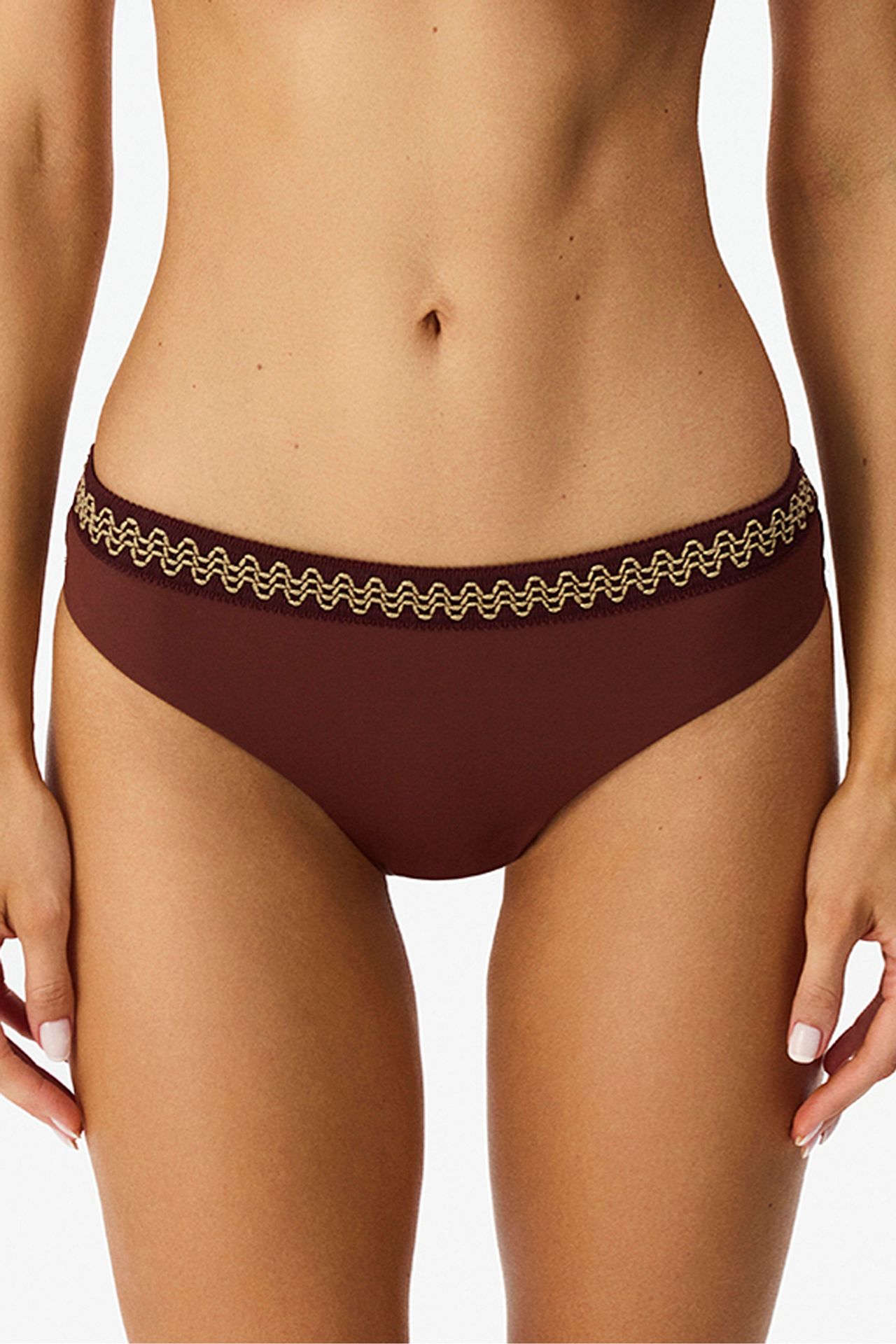 PENTI Gracie Mid Waist Bikini Bottom 1