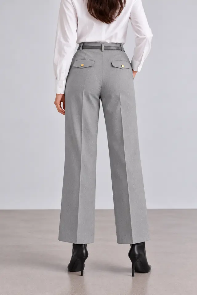 MY FASHION Straight-Leg Pants