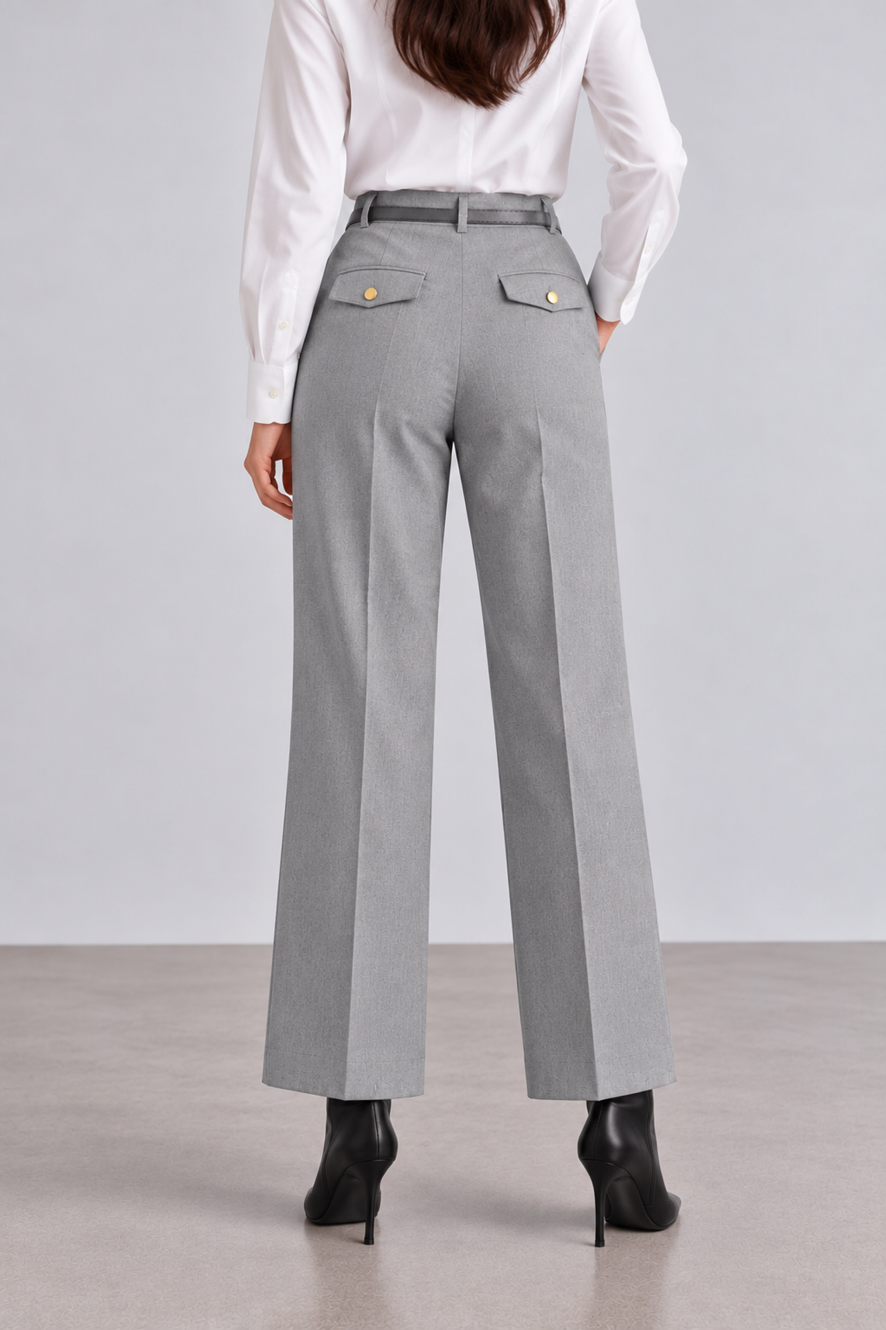 MY FASHION Straight-Leg Pants 1