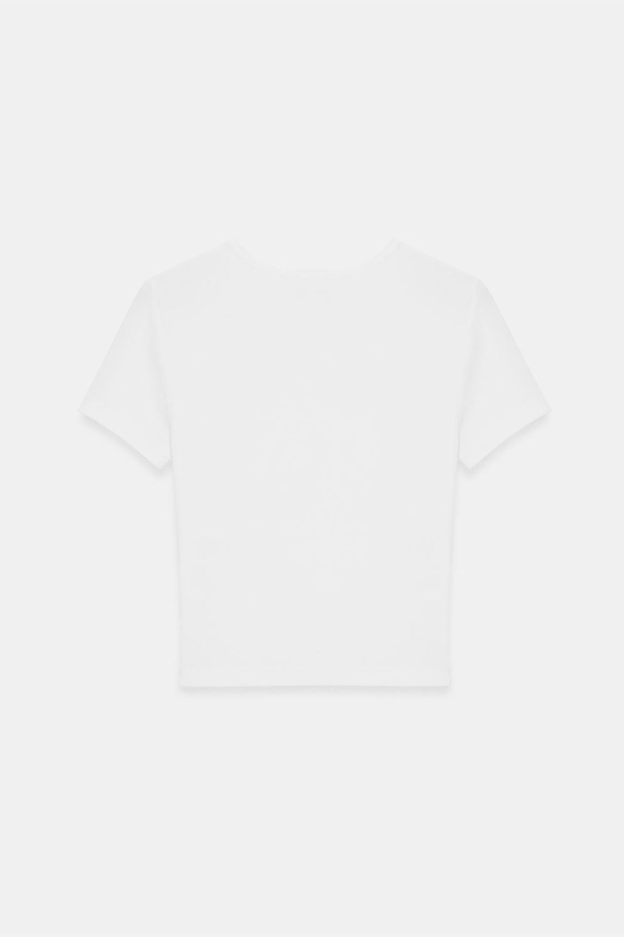 DILVIN Dar Kesim Kısa Jersey Bluz 6