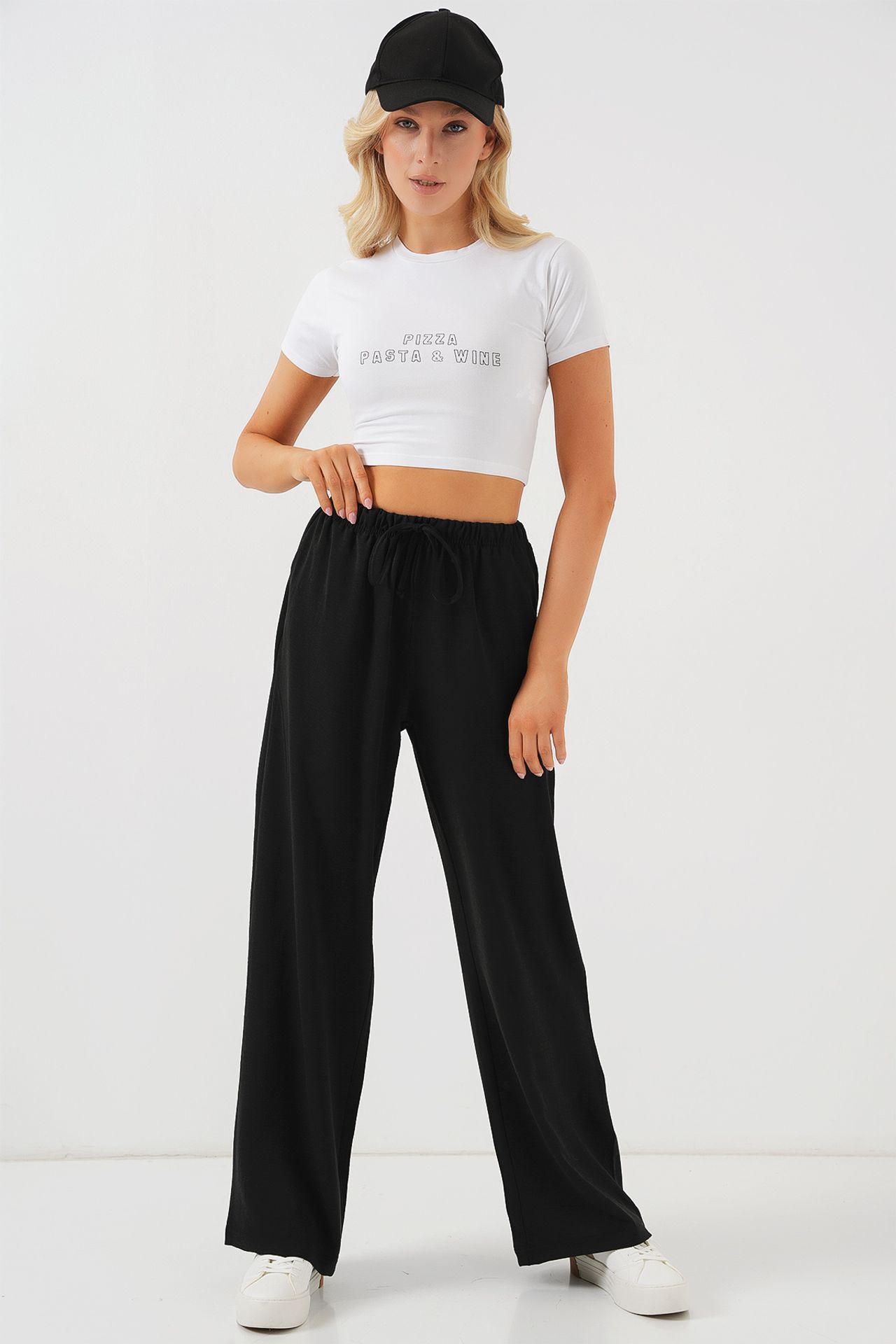 BDART High Waist Relaxed Fit Wide Leg Pants 1