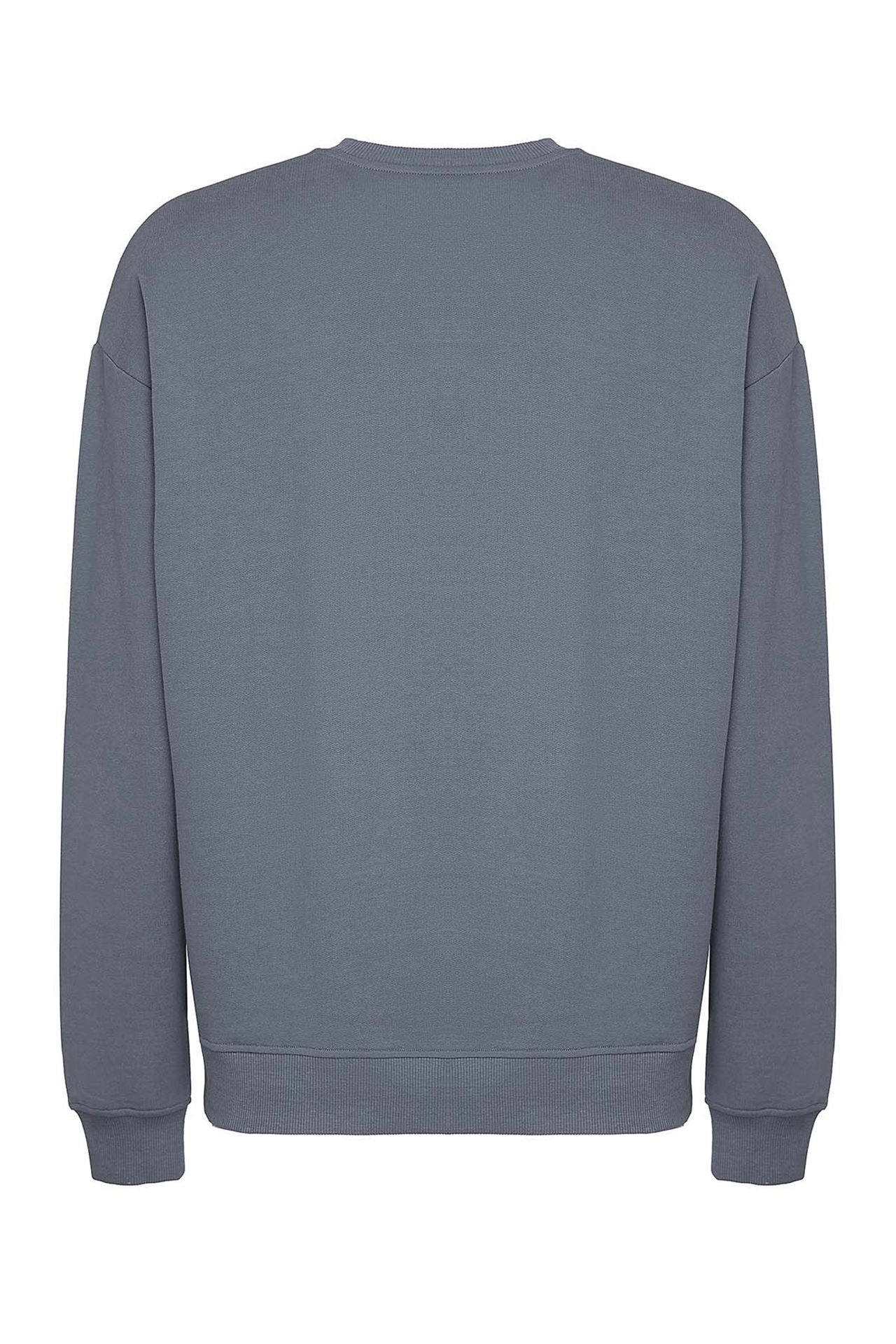 GRIMELANGE Bol Kesim Bisiklet Yaka Sweatshirt 5