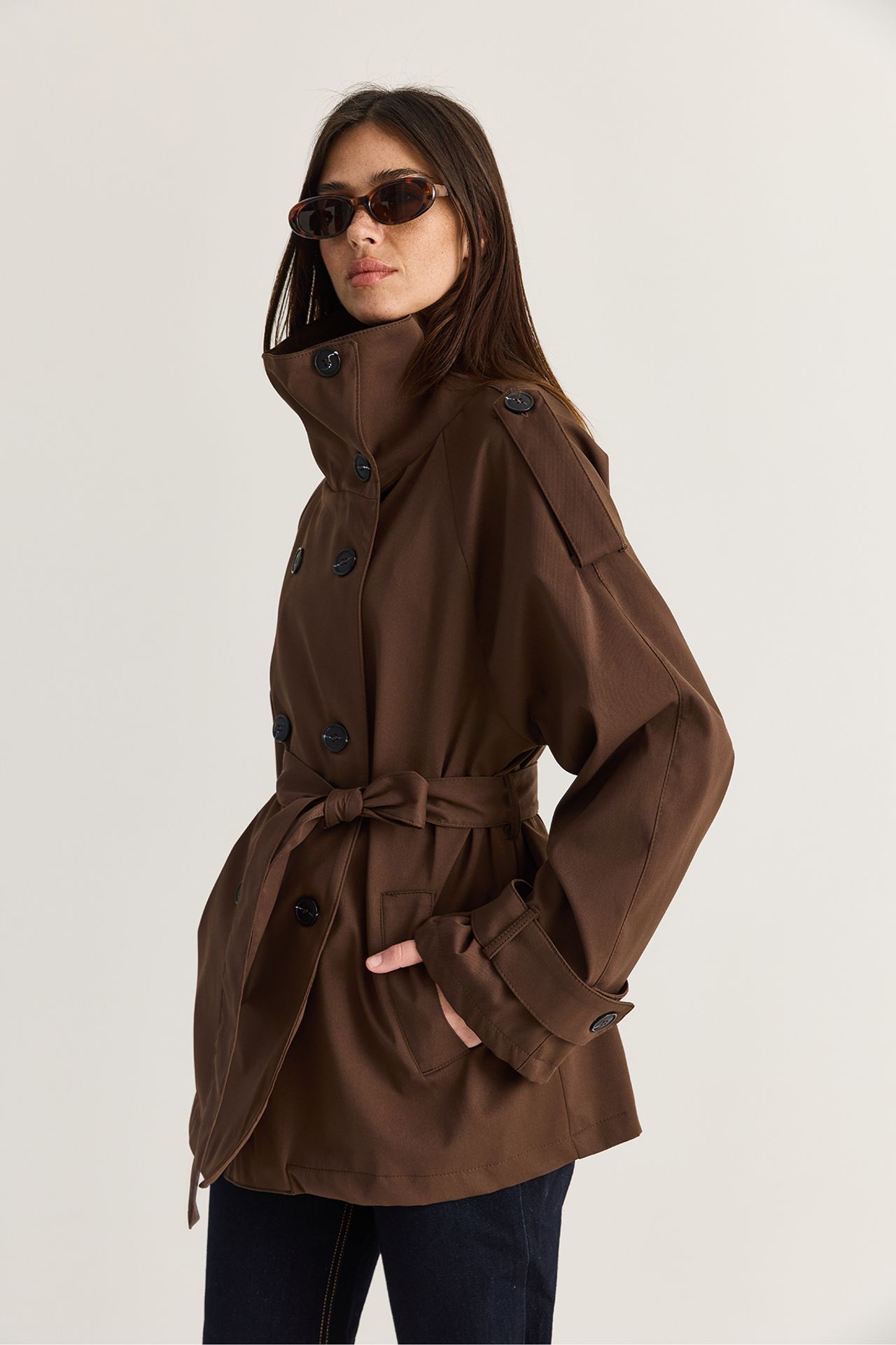 LUCCI Women's Trench Coat 4