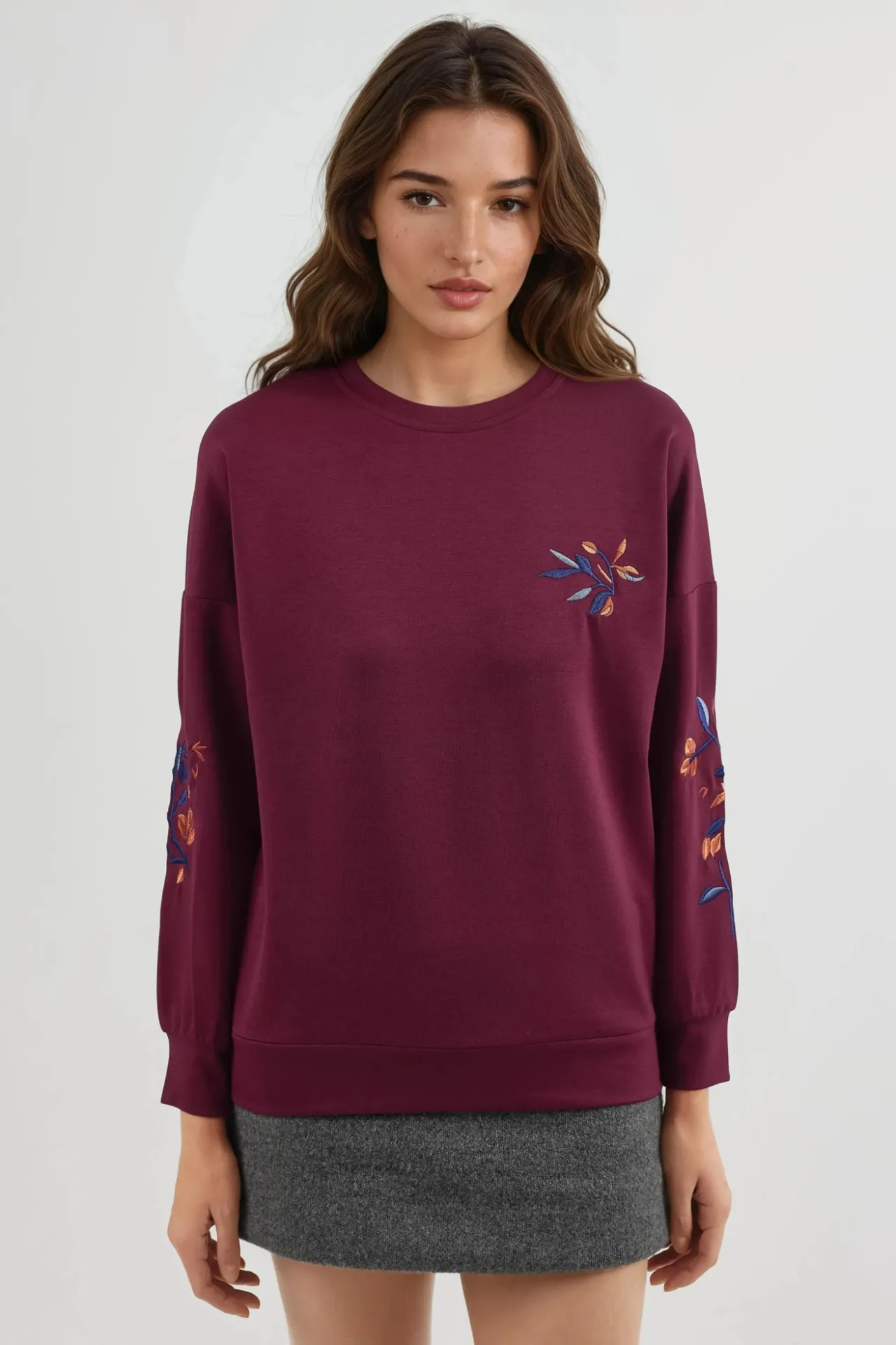 BERSAN Kadın Bisiklet Yaka Sweatshirt 7