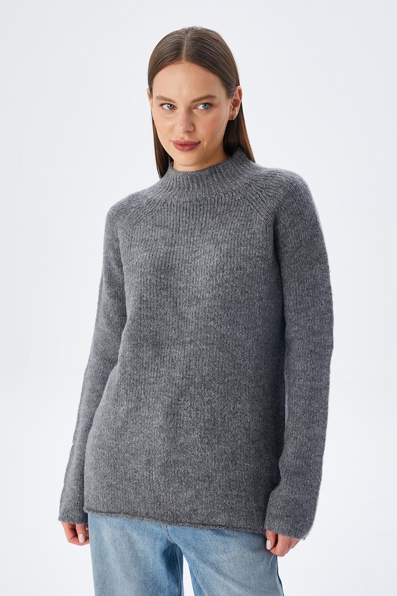 Mixray Knit Half Turtleneck Sweater 5
