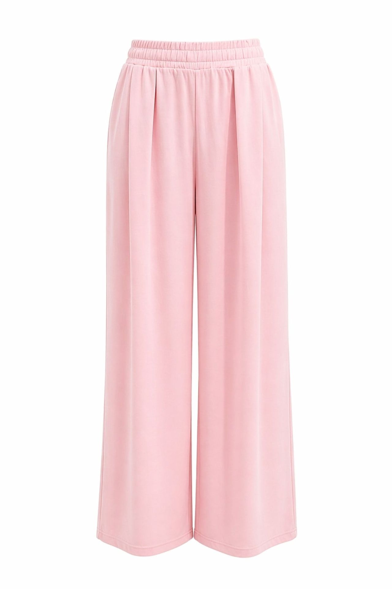 MIXRAY High Waist Wide Leg Knit Co-Ord Set with Boat Neck 3