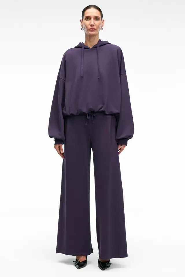 GRIMELANGE Oversized Wide-Leg Drawstring Sweatpants