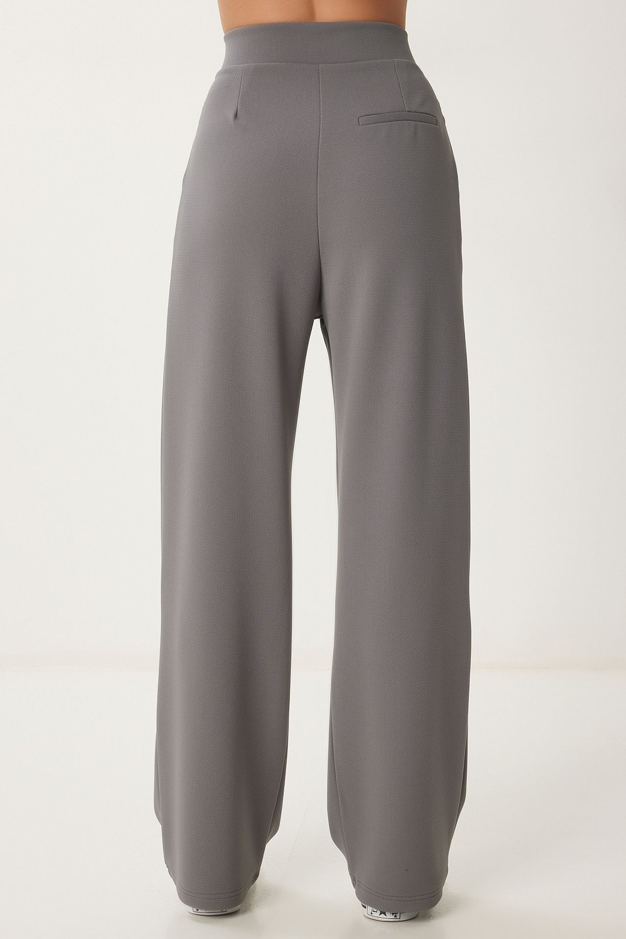ISTANBUL High Waist Textured Palazzo Pants 5