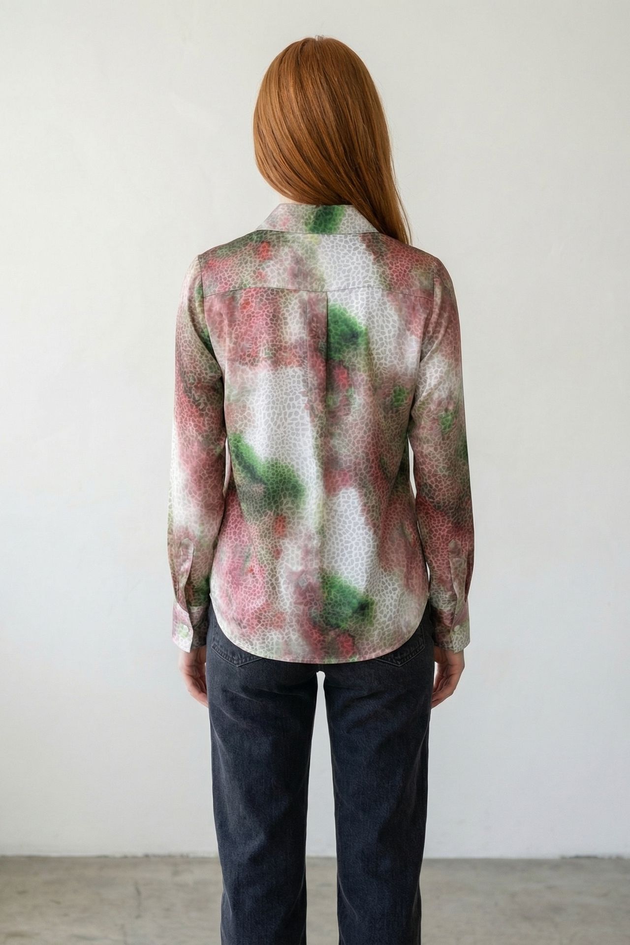 MY FASHION Abstract Print Buttoned Long Sleeve Shirt 4