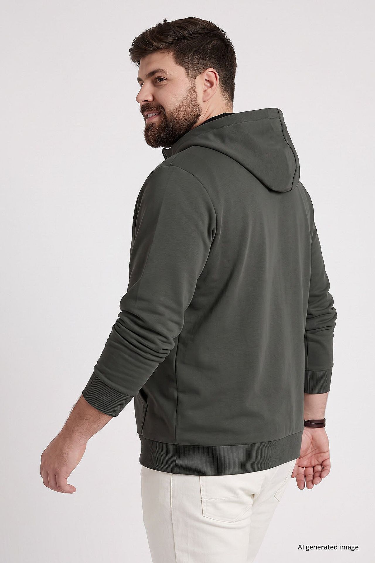TOMMY Plus Size Hooded Zip Sweatshirt 6