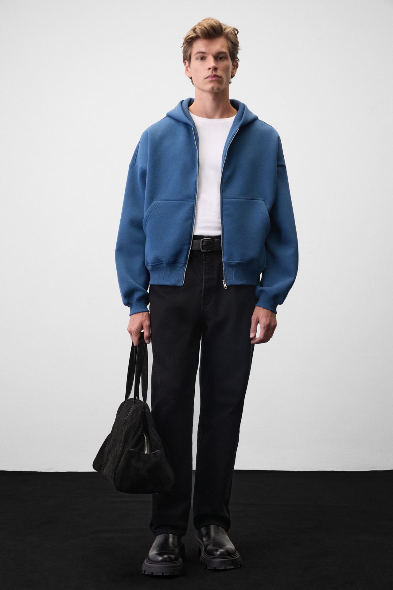 GRIMELANGE Relaxed Fit Plain Sweatshirt 1