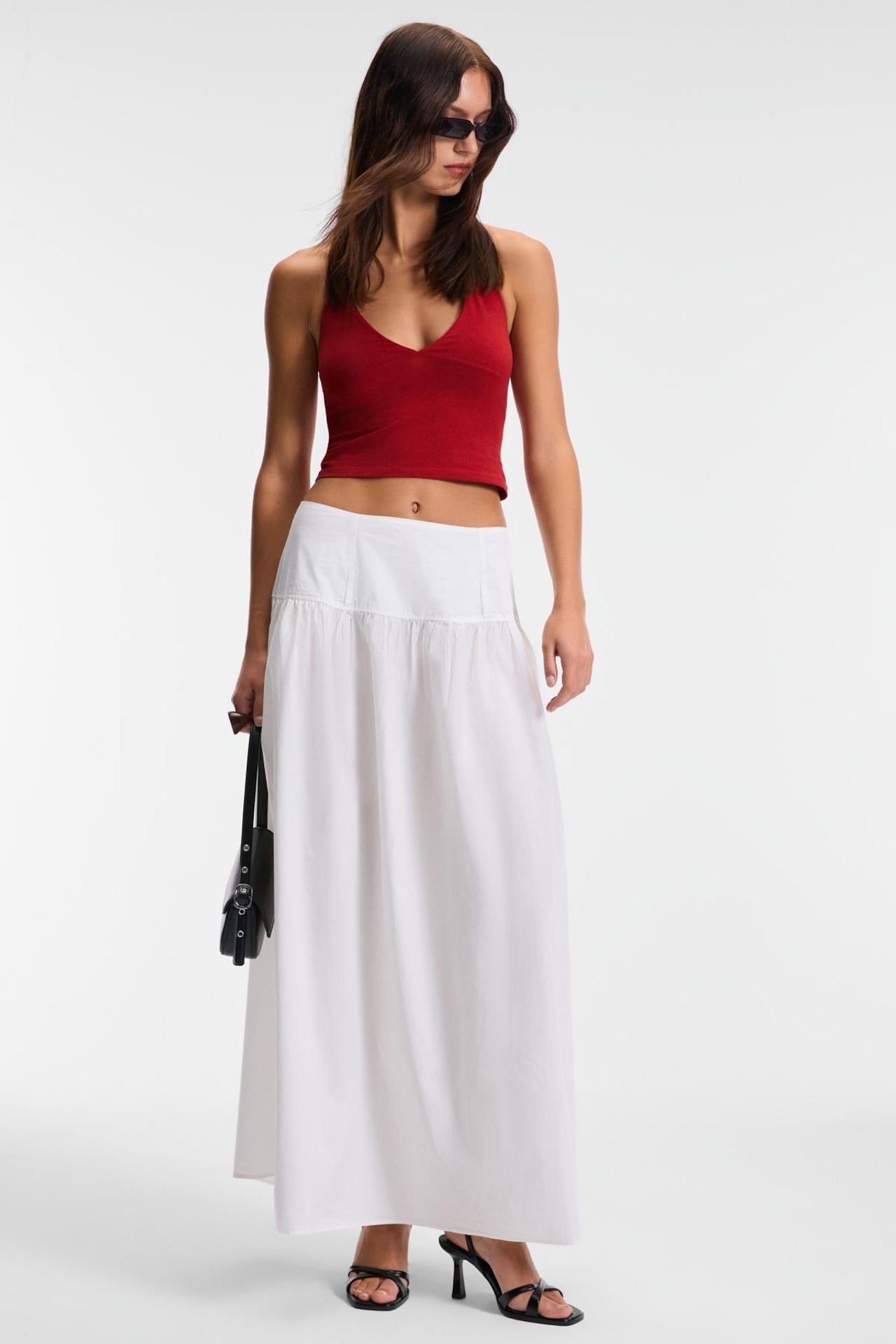 GRIMELANGE Halterneck Backless Crop Top 4