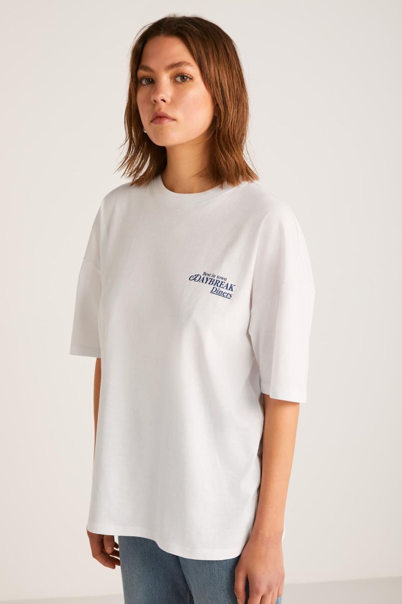 GRIMELANGE Oversized Crew Neck T-Shirt 2