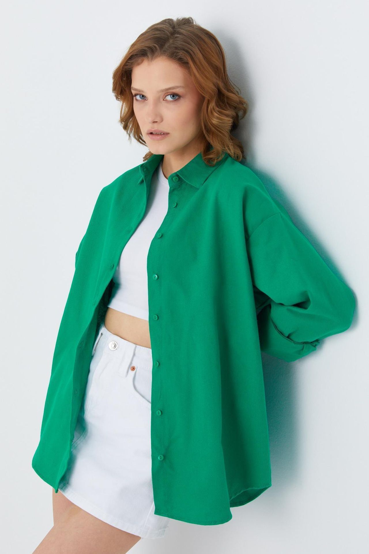 Mixray Oversize Poplin Shirt 1