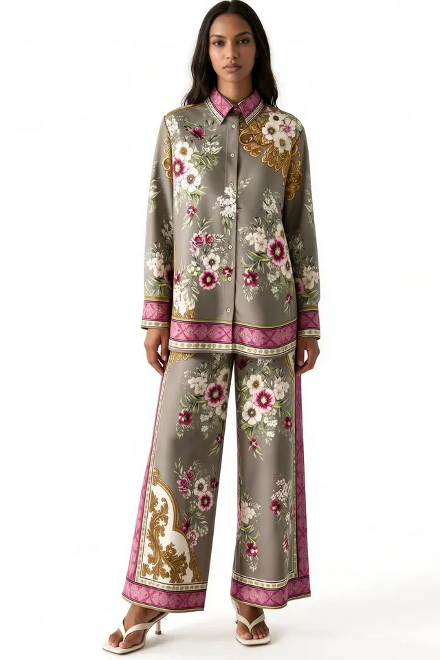 MSN Cotton Viscose Two-Piece Coord
